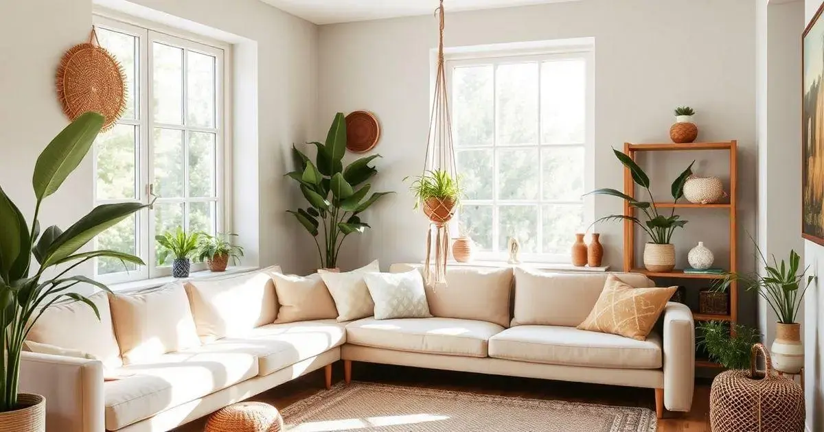 Benefícios dos estilos de decoração boho