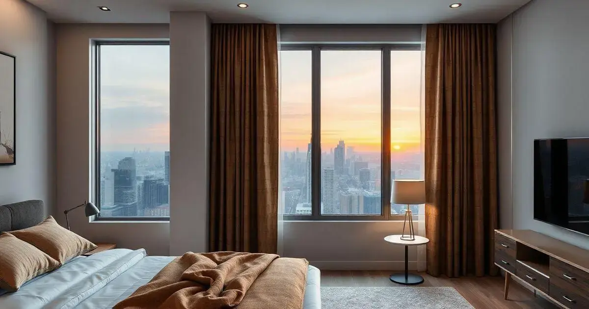 5 benefícios das cortinas modernas para quartos