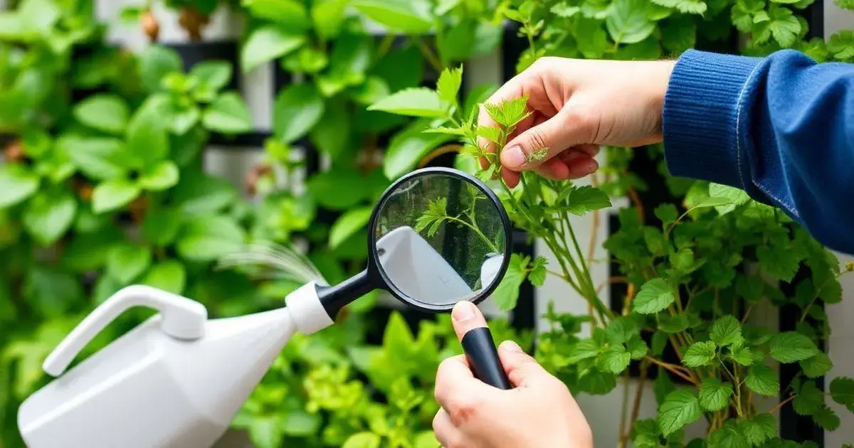 Dicas para cuidar de plantas em jardins verticais