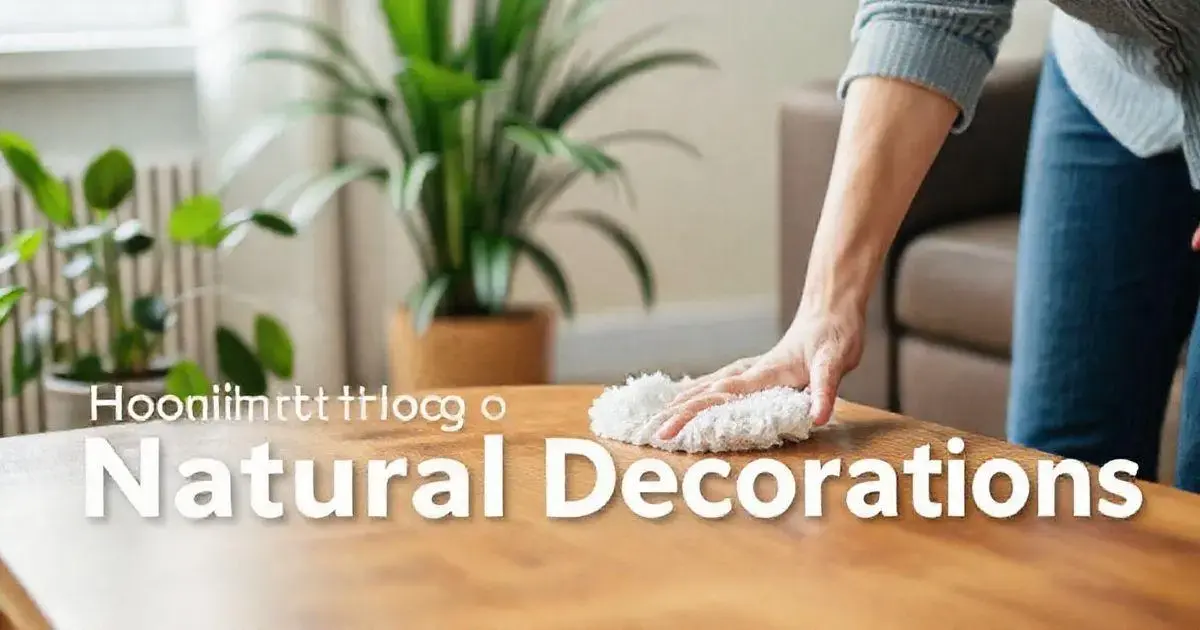 Dicas para manter a decoração com elementos naturais