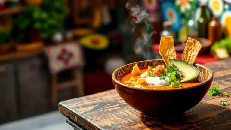 Sopa de Tortilha Mexicana